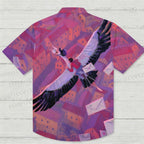 Giant Bird With Mail Man Hawaiian Shirt