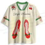 Yayoi Kusama Polka Dot Heels Jersey Shirts