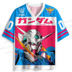Gundam Exia Printed Jersey Shirts