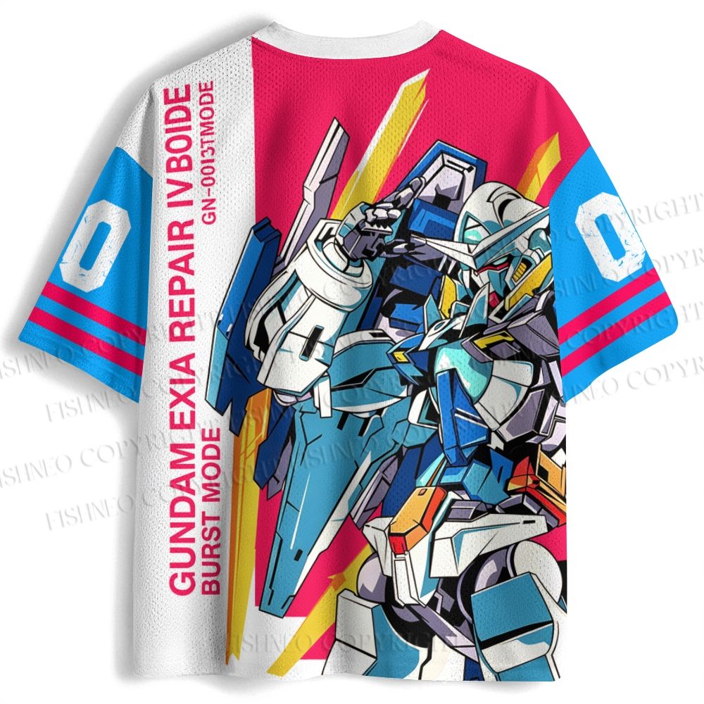 Gundam Exia Printed Jersey Shirts