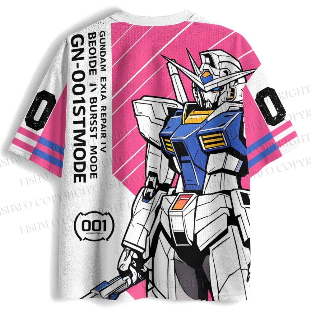 Gundam Exia Printed Jersey Shirts
