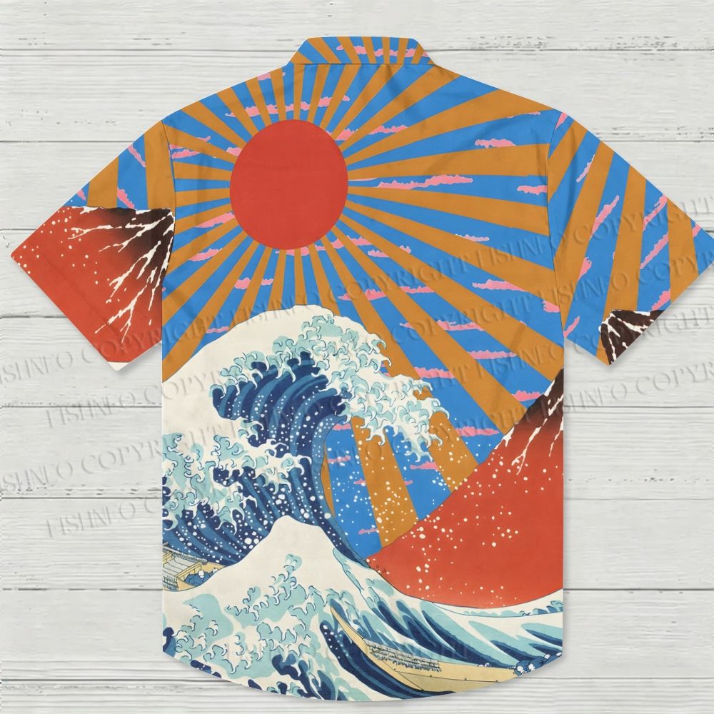 The Great Wave off Kanagawa Hawaiian Shirt