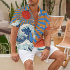 The Great Wave off Kanagawa Hawaiian Shirt