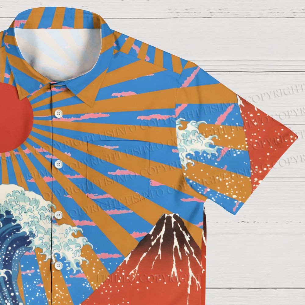 The Great Wave off Kanagawa Hawaiian Shirt