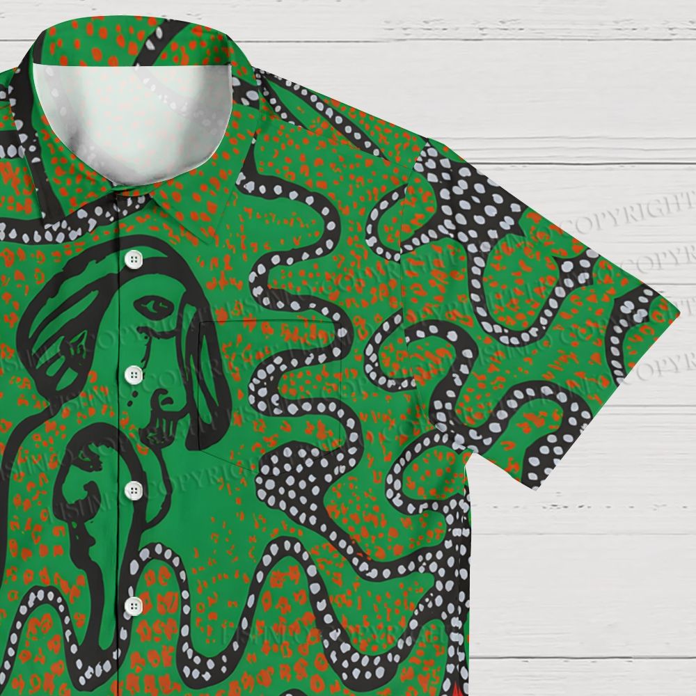 Yayoi Kusama Polka Dot Art Hawaiian Shirt