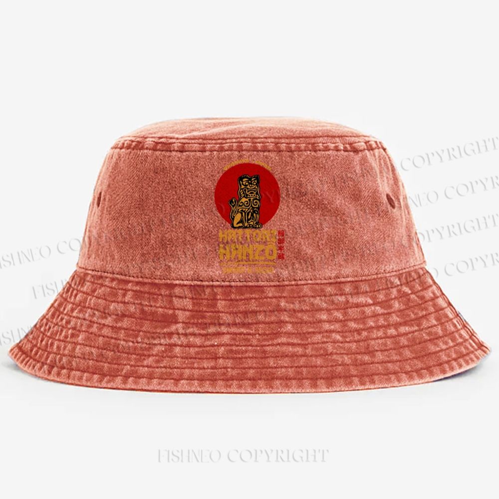 Hattori Hanzo Washed Bucket Hat