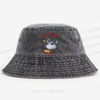 Raccoon Wizard You Are Enough Printed Washed Bucket Hat