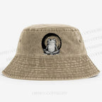 Zen Frog Japan Washed Bucket Hat