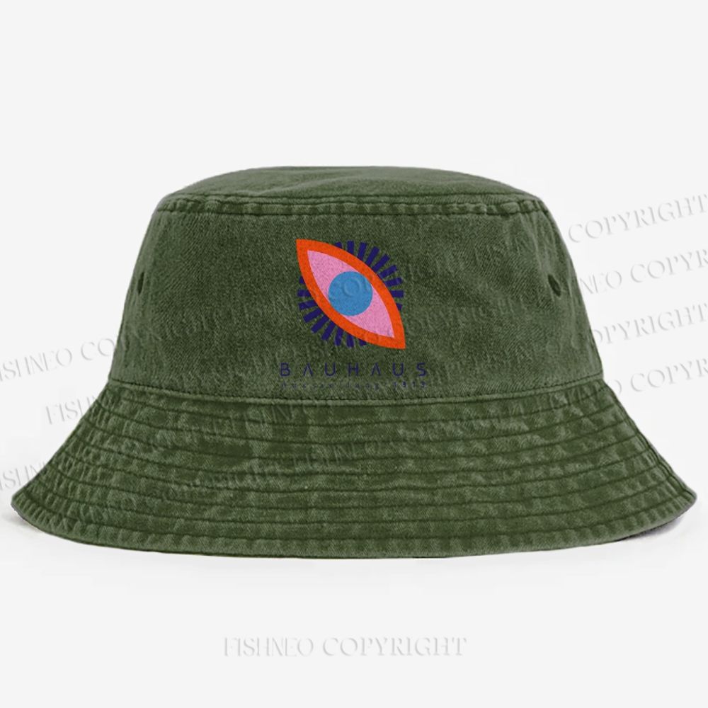 Bauhaus Eye Washed Bucket Hat
