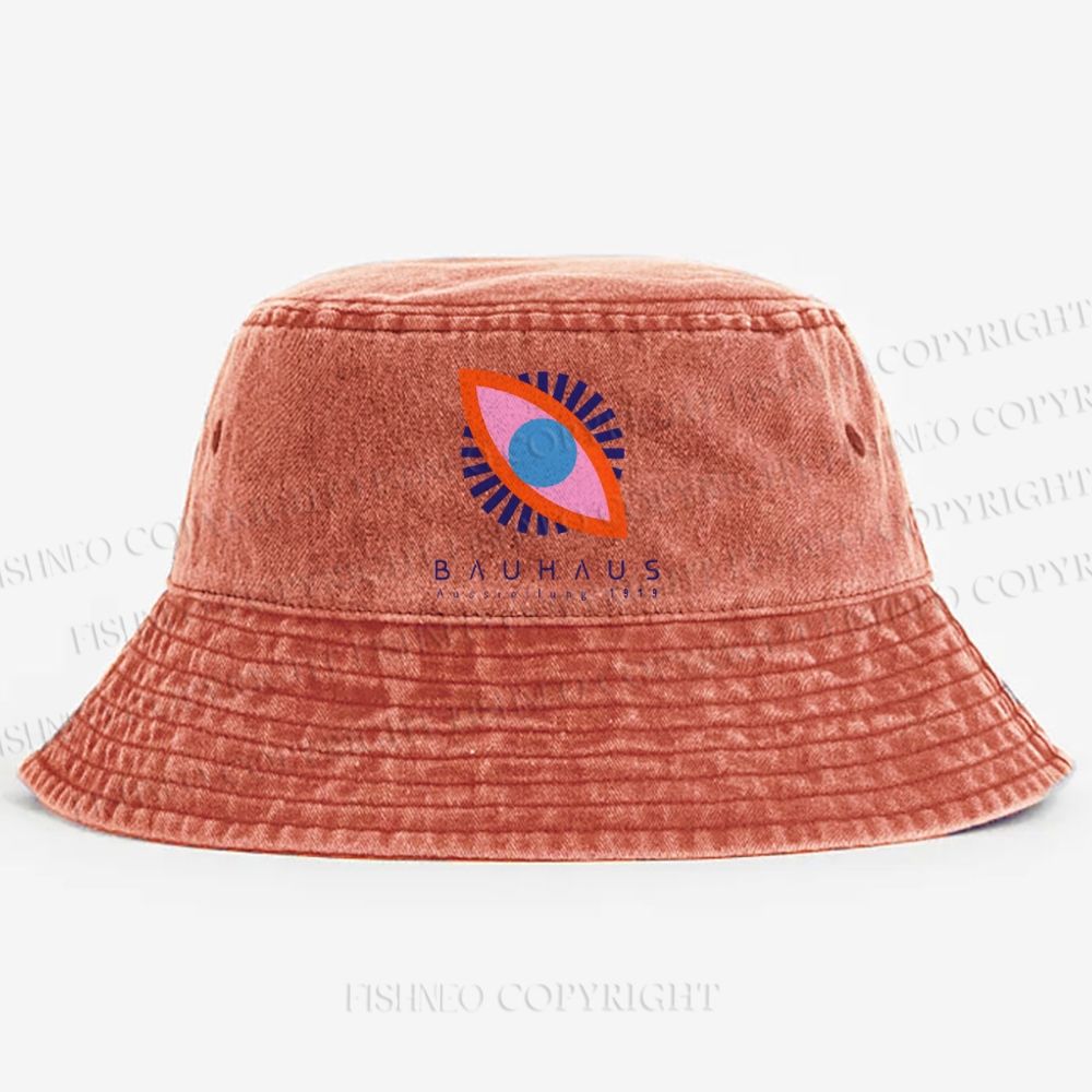 Bauhaus Eye Washed Bucket Hat