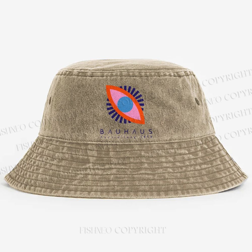 Bauhaus Eye Washed Bucket Hat