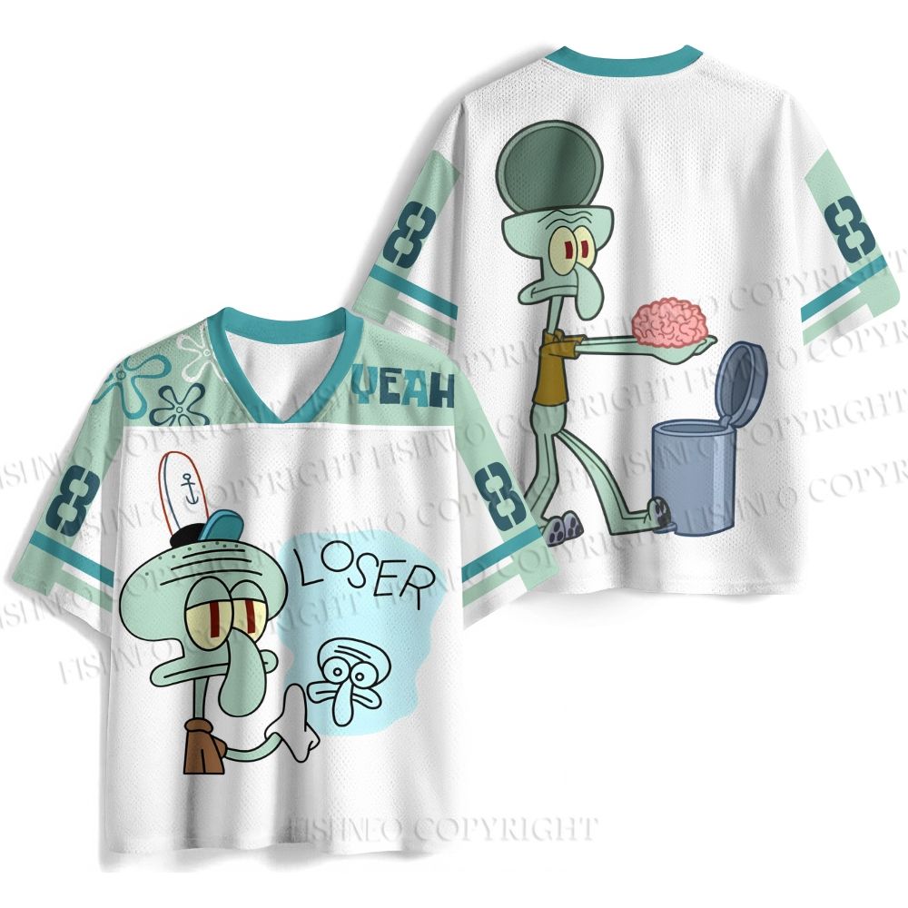 Squidward Tentacles Loser Jersey Shirts