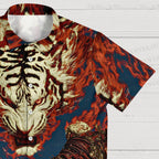 Tiger And Samurai Hawaiian Shirt