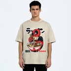 Ramen Hero Vintage Wash Japanese Design T-Shirt