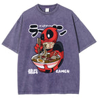 Ramen Hero Vintage Wash Japanese Design T-Shirt