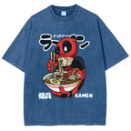 Ramen Hero Vintage Wash Japanese Design T-Shirt