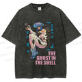 Unisex The Ghost in the Shell Printed Washed Tee