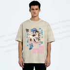 Unisex The Ghost in the Shell Printed Washed Tee