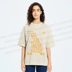 Unisex Yayoi Kusama Panthers Printed Washed Tee