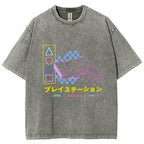Retro Classic Games Vintage Washed T-shirt