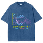 Retro Classic Games Vintage Washed T-shirt