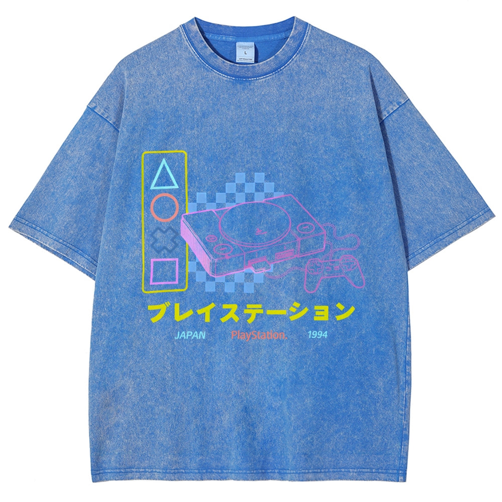 Retro Classic Games Vintage Washed T-shirt