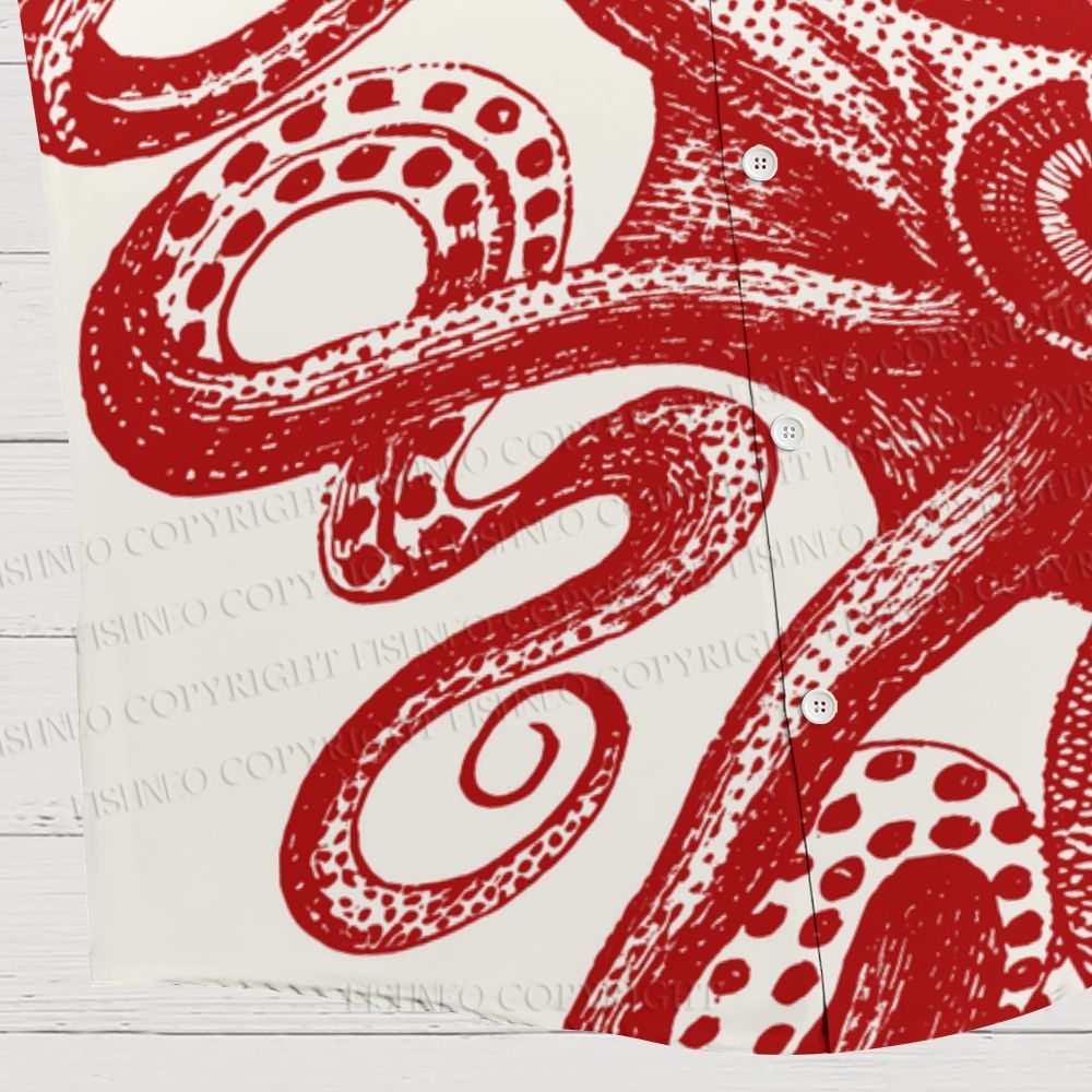 Vintage Octopus Hawaiian Shirt