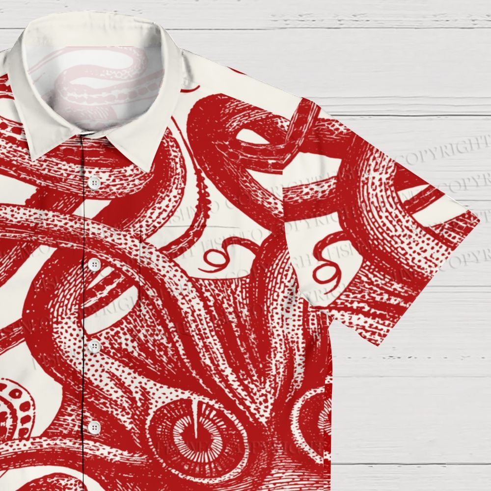 Vintage Octopus Hawaiian Shirt