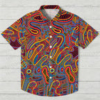 Vintage Geometry Hawaiian Shirt