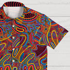 Vintage Geometry Hawaiian Shirt