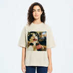Cat Play Game Meme Washed T-Shirt