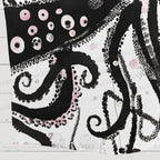 Pink And Black Octopus Hawaiian Shirt