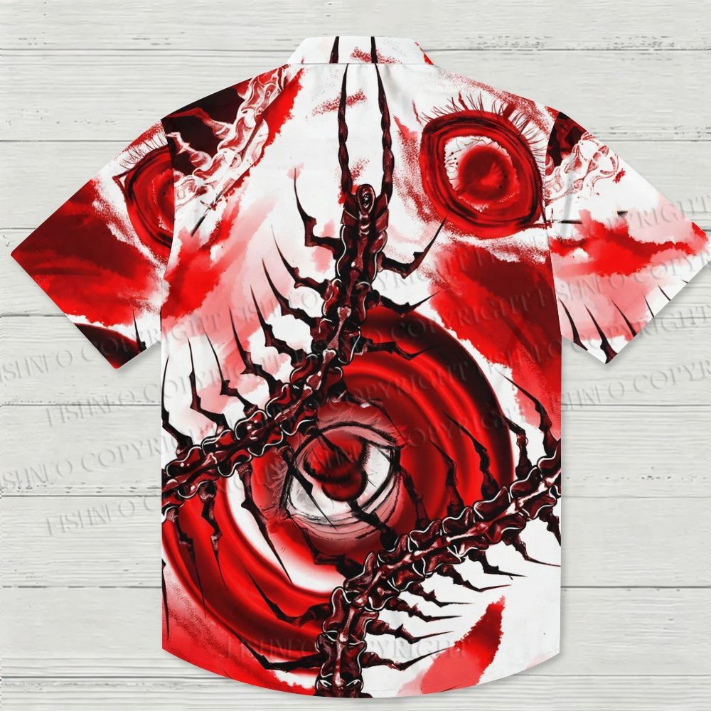 Centipede And Eyes Hawaiian Shirt