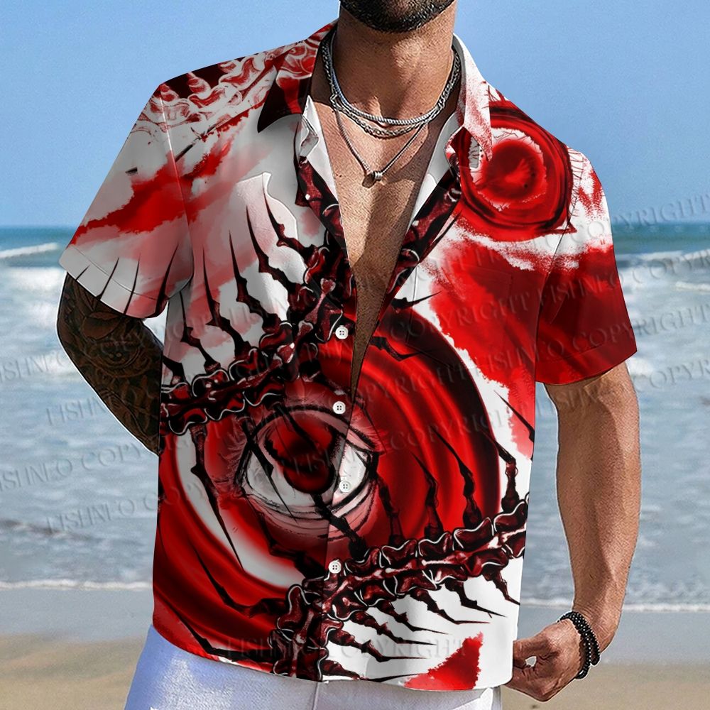 Centipede And Eyes Hawaiian Shirt