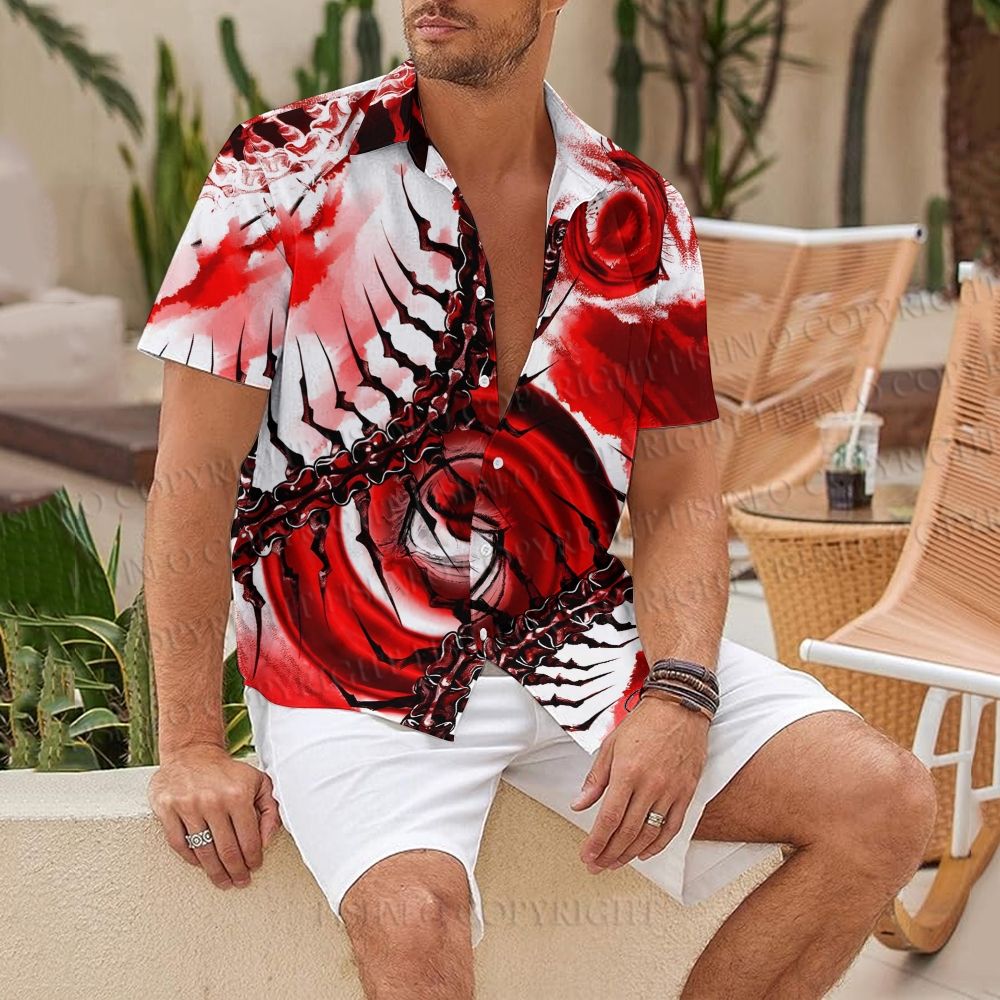 Centipede And Eyes Hawaiian Shirt