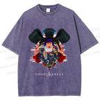 Unisex The Ghost in the Shell Printed Washed Tee