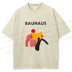 Unisex Bauhaus Reader Printed Washed Tee