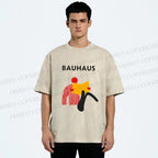 Unisex Bauhaus Reader Printed Washed Tee