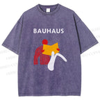 Unisex Bauhaus Reader Printed Washed Tee