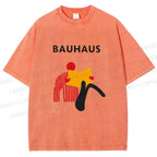 Unisex Bauhaus Reader Printed Washed Tee