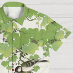 Vintage Bird in Grape Vine Hawaiian Shirt