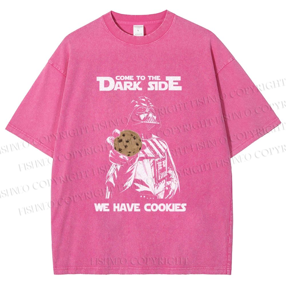Unisex Star Wars: We Have Cookies Printed Washed Tee