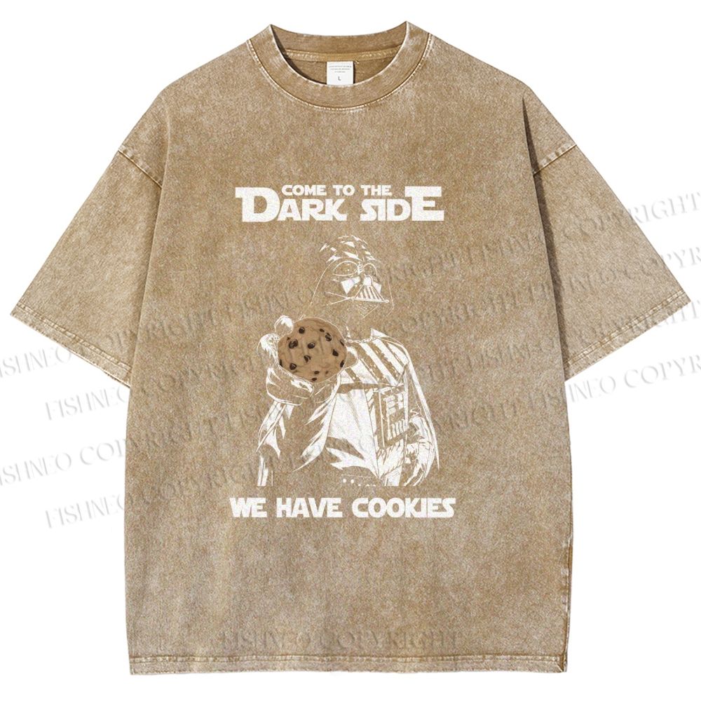 Unisex Star Wars: We Have Cookies Printed Washed Tee
