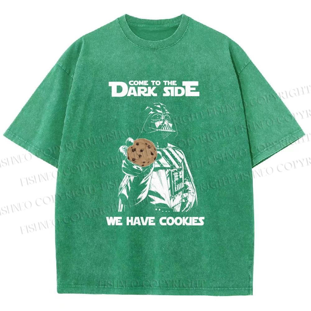 Unisex Star Wars: We Have Cookies Printed Washed Tee