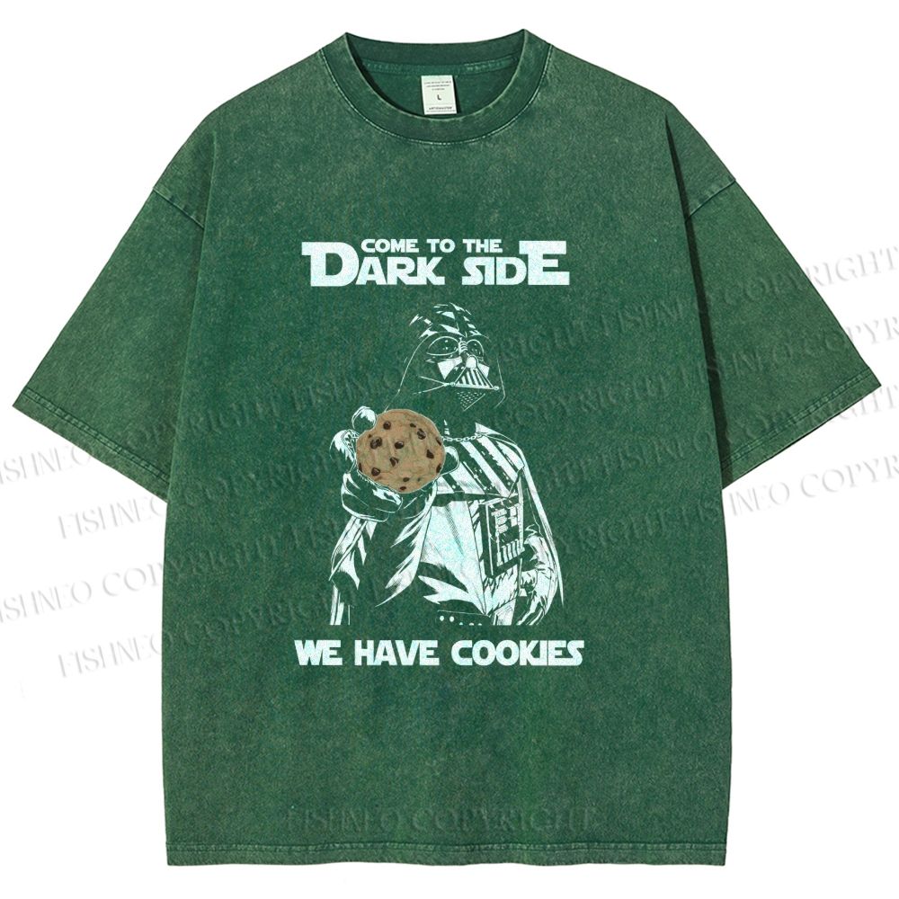 Unisex Star Wars: We Have Cookies Printed Washed Tee