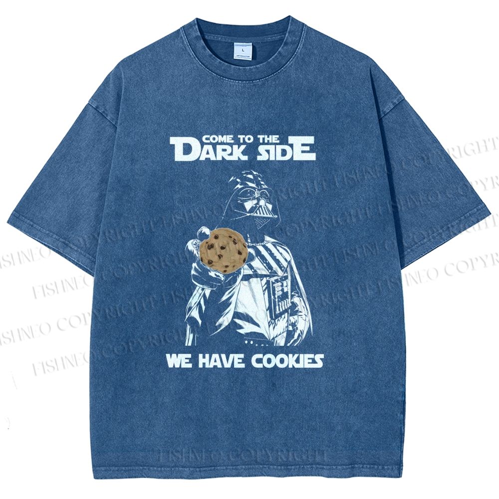 Unisex Star Wars: We Have Cookies Printed Washed Tee