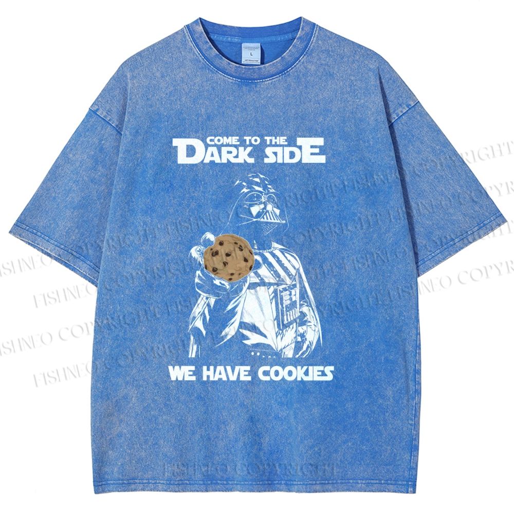 Unisex Star Wars: We Have Cookies Printed Washed Tee