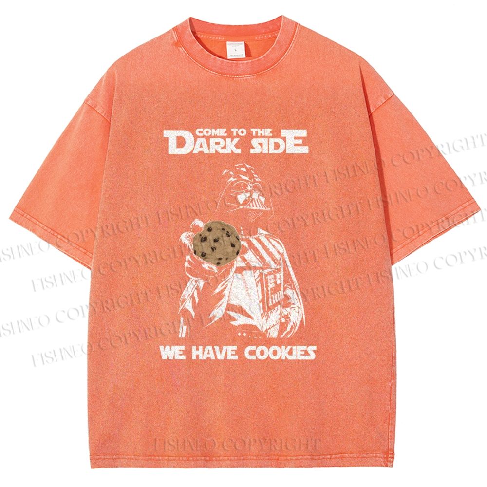 Unisex Star Wars: We Have Cookies Printed Washed Tee