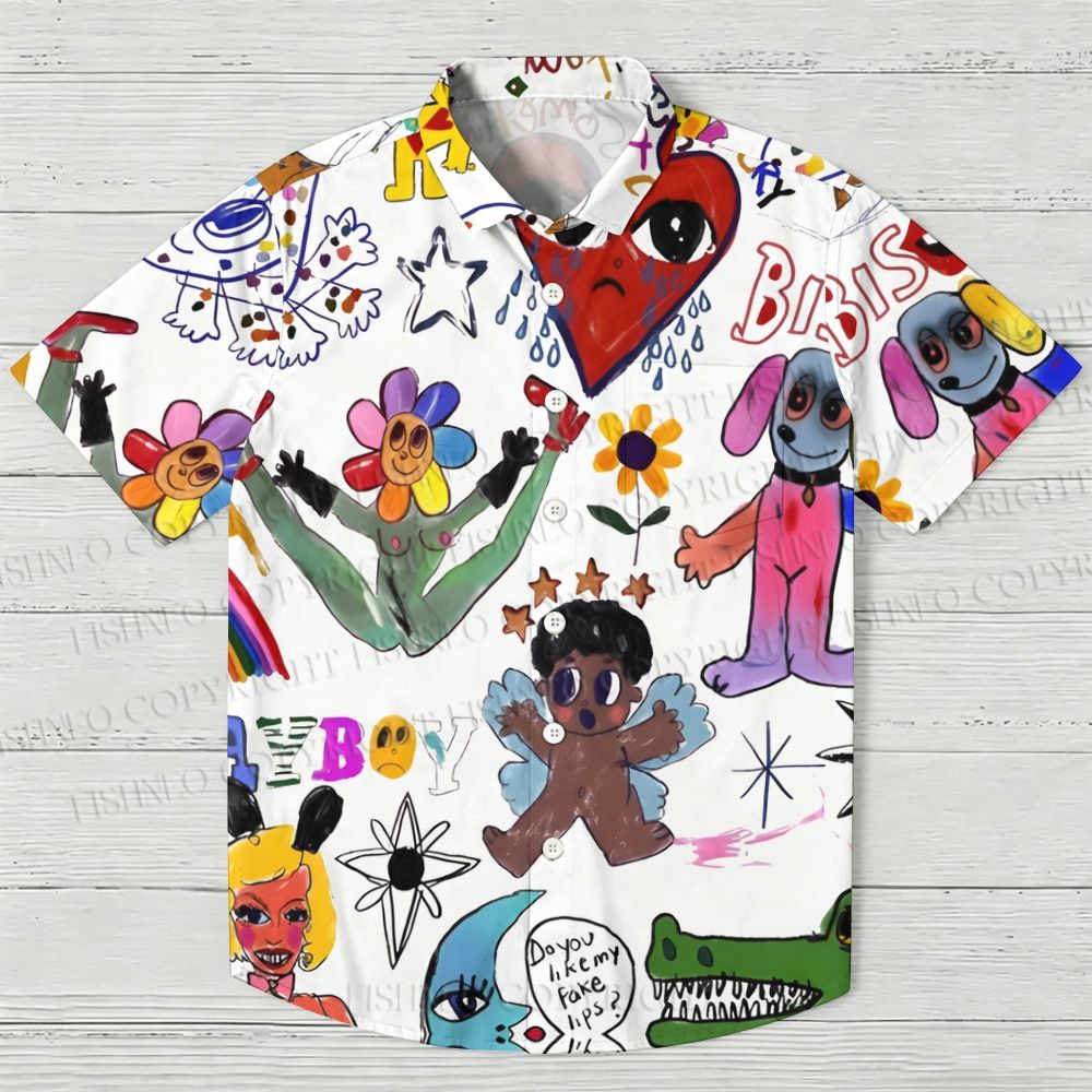 Art Graffiti Hawaiian Shirt