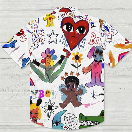 Art Graffiti Hawaiian Shirt